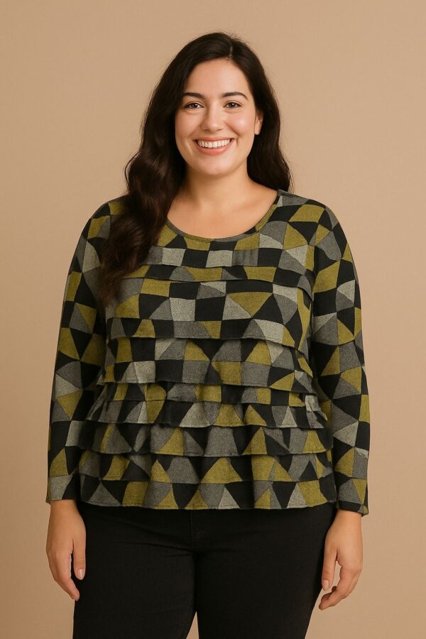 Blusa Mangas Largas - Talle: XL